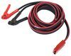 jumper cables bulldog winch booster cable set - quick connect to clamp 1 gauge 25' long