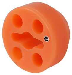 Bulldog Winch Cable Hook Stopper for Recovery Winches - Polyurethane - Orange