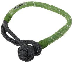 Bulldog Winch Rope Shackle - Synthetic - Army Green - 8" Loop Diameter - 15,000 lbs - BDW26FR