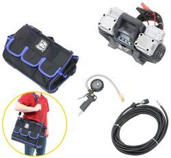 Bulldog Winch Heavy Duty Portable Air Compressor - 125 psi - 14 cfm Maximum Air Flow - BDW36TJ