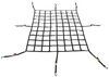 trailer cargo net truck bulldog winch with ratcheting tie-downs and d-rings - 4' 7 inch x 6'