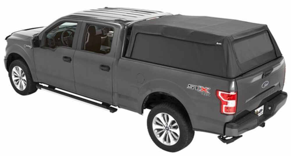 Bestop Supertop for Truck 2 Collapsible Bed Cover - Black Diamond Opens at Tailgate BE29UR