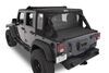 complete soft top system bestop halftop for jeep wrangler jk - 4 door black diamond