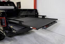 BedSlide Sliding Truck Bed Tray w/ T-Tracks - 5" Rails - 1,000 lbs - Black - BE33ER