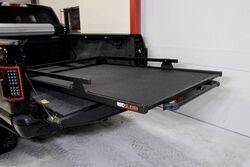BedSlide Heavy-Duty Sliding Truck Bed Tray w/ T-Tracks - 5" Rails - 2,000 lbs - Black
