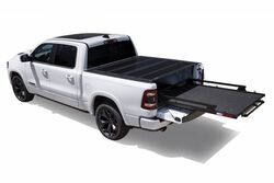 BedSlide Max Extension Heavy-Duty Sliding Truck Bed Tray w/ T-Tracks - 5" Rails - 2,000 lbs
