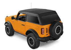 Bestop Trektop Slantback Soft Top for Ford Bronco - 2 Door - Black Diamond
