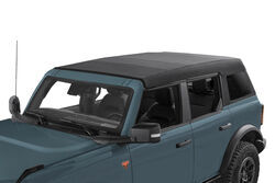 Bestop Trektop Slantback Soft Top for Ford Bronco - 4 Door - Black Twill