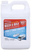 use on fiberglass chrome metal wash and wax in one