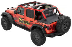 Bestop Duster Deck Cover for Jeep Wrangler JL 2 Door - Black Diamond