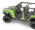 BedRug Custom Jeep Replacement Floor Liner w/ Heat Shielding - Front and Rear Floorboards - Carpet  