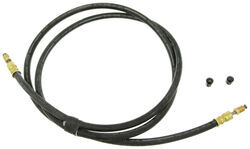 Kodiak Hydraulic Brake Hose - 3/16" Male Fittings w/ Stainless Flares - 1/8" ID - 6' - bh-3mfs-6