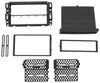 rv stereos jensen install kit for single din and double radios - gm vehicles