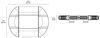 light bar 12v plug blazer low-profile warning - led magnetic mount 11 flash patterns