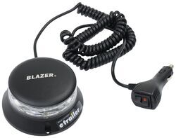 Blazer Short Profile Warning Beacon - LED - Magnetic Mount - 9 Flash Patterns - BL73VR