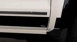 Putco Black Platinum Rocker Panels - Stainless Steel - Mirror Black                                 