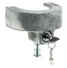 surround lock fits 2-5/16 inch ball blaylock ez trailer coupler for lipped couplers - aluminum push button
