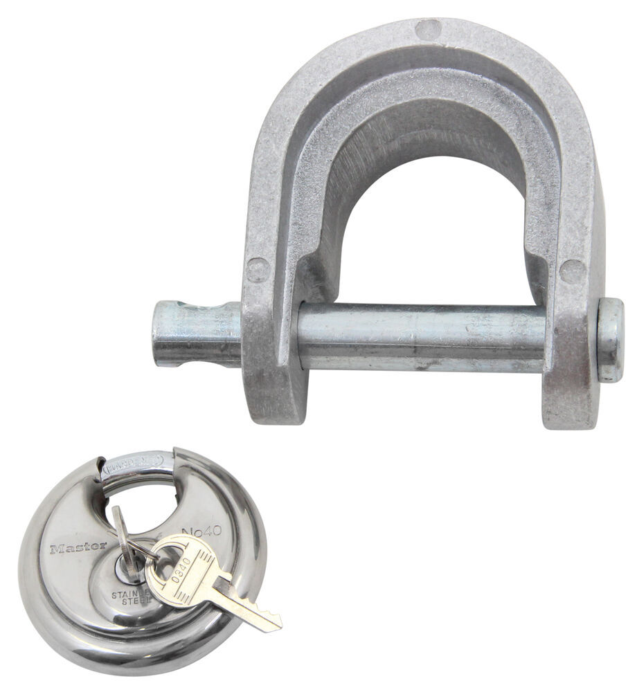 Blaylock EZ Lock King Pin Lock for 5th Wheel Trailers - Aluminum