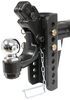 adjustable ball mount 20000 lbs gtw blue ox with pintle hook for 2-1/2 inch hitch - 8-3/4 drop 20k