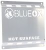 mud flaps heat shield for blue ox - stainless steel qty 1