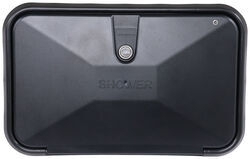 B&B RV Exterior Shower Box - 11-1/16" x 6" - Locking - Black - BM25RR