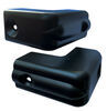 plastic molding b&b top rear corner trim for rv seam - left hand 10 inch black