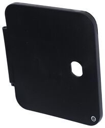 Replacement Door for B&B RV Hatches Sized 6-1/2" x 6" - Black - BM42VR
