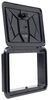 b and molders rv access doors multi-purpose hatch 12-5/8w x 7-3/4t inch b&b - 12-5/8 7-3/4 thumb lock black