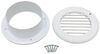 b and molders rv vents fans vent no fan b&b ceiling cool - snap-on 2 inch flange polar white
