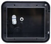electrical cable hatch 7-5/8w x 6-1/2t inch b&b rv electric - 4-3/4 5-7/8 50 amp key lock black