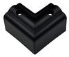 caps and covers b&b top rear corner cap for rv slide-out - black