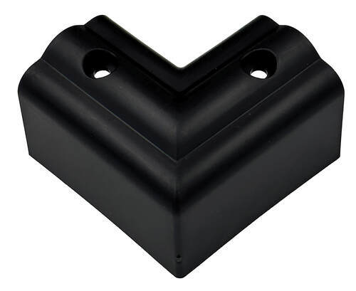 B&B Top Rear Corner Cap For RV Slide-Out - Black B And B Molders RV ...