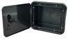 b and molders rv access doors multi-purpose hatch 7-5/8w x 6-1/2t inch b&b - flat back 4-3/4 5-7/8 thumb lock black