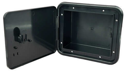 B&B RV Multi-Purpose Hatch - Flat Back - 4-3/4" X 5-7/8" - Thumb Lock ...