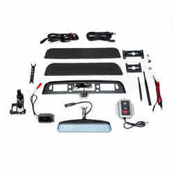 Brandmotion Wireless Transparent Trailer Camera System with Digital Rear View Mirror - Custom Fit - BM87SR