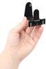 rv door parts b&b guide for sliding pocket - in-frame plastic black