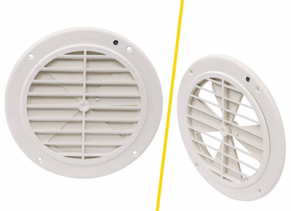 B&B RV Ceiling Vent W/ Rotating Grille - Damper - 5-1/4" Diameter ...