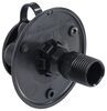 city fill inlet surface mount b&b rv water with plastic flange- check valve- - black