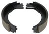 trailer brakes brake shoes 12-1/4 inch x 2-1/2 shoe and lining for dexter - lh