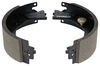 trailer brakes brake shoes 12-1/4 inch x 3-3/8 electric shoe lining - driver's side