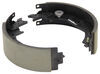 trailer brakes hydraulic drum replacement brake shoes for dexter 12-1/4 inch duo-servo assembly - left hand