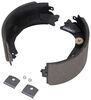 Replacement Shoe and Lining for Dexter 12-1/4" x 5" El Brakes with Stamped BP - LH - 12K 12-1/4 x 5 Inch BP04-360