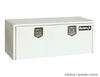 trailer underbody box truck tool large capacity buyers products or - 12 cu ft white steel