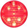 tail lights 4-1/4 inch diameter buyers led trailer light - stop turn backup submersible red and clear lens