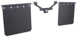BulletProof Hitches Adjustable Mud Flap System for 2", 2-1/2", and 3" Hitches - Matte - BPH36VR