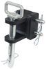 drop hitch trailer ball mount 2-tang clevis for bulletproof hitches adjustable mount- 1 inch diameter pin - 14 000 lbs