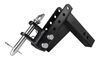 0  drop hitch trailer ball mount 2-tang clevis for bulletproof hitches adjustable mount- 1 inch diameter pin - 14 000 lbs