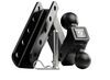 bulletproof hitches trailer hitch ball mount two balls drop - 6 inch rise manufacturer