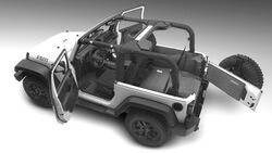 BedRug Custom Jeep Replacement Liner for Rear Cargo Area, Tailgate, and Tub - Carpet                
