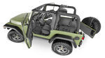 BedTred Custom Jeep Replacement Liner for Rear Cargo Area and Tailgate - Rubber                     